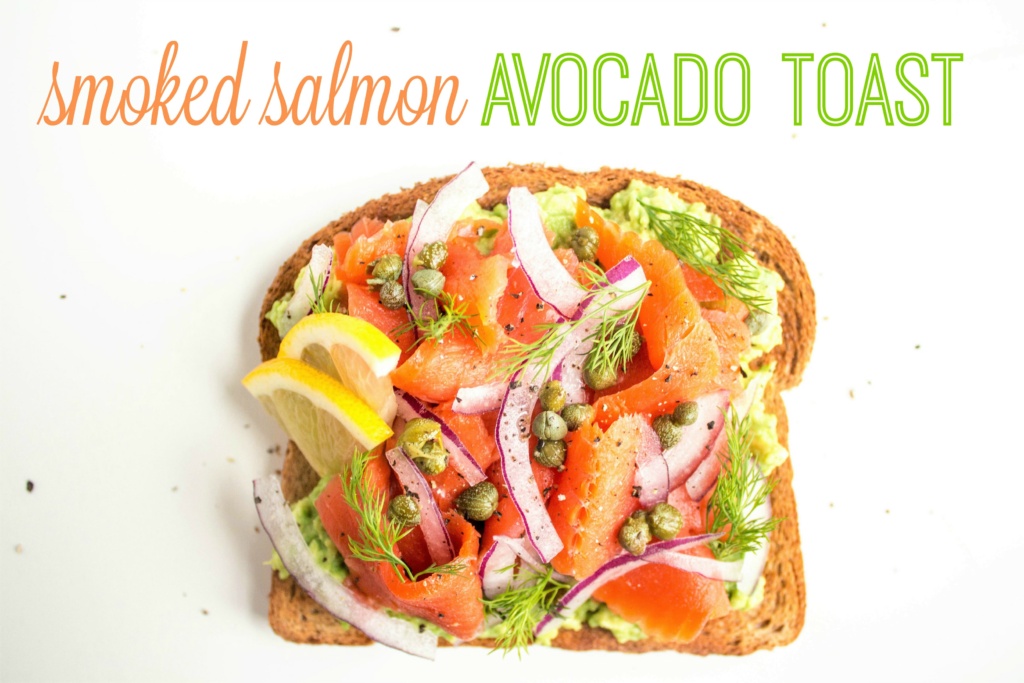 smoked salmon avocado toast