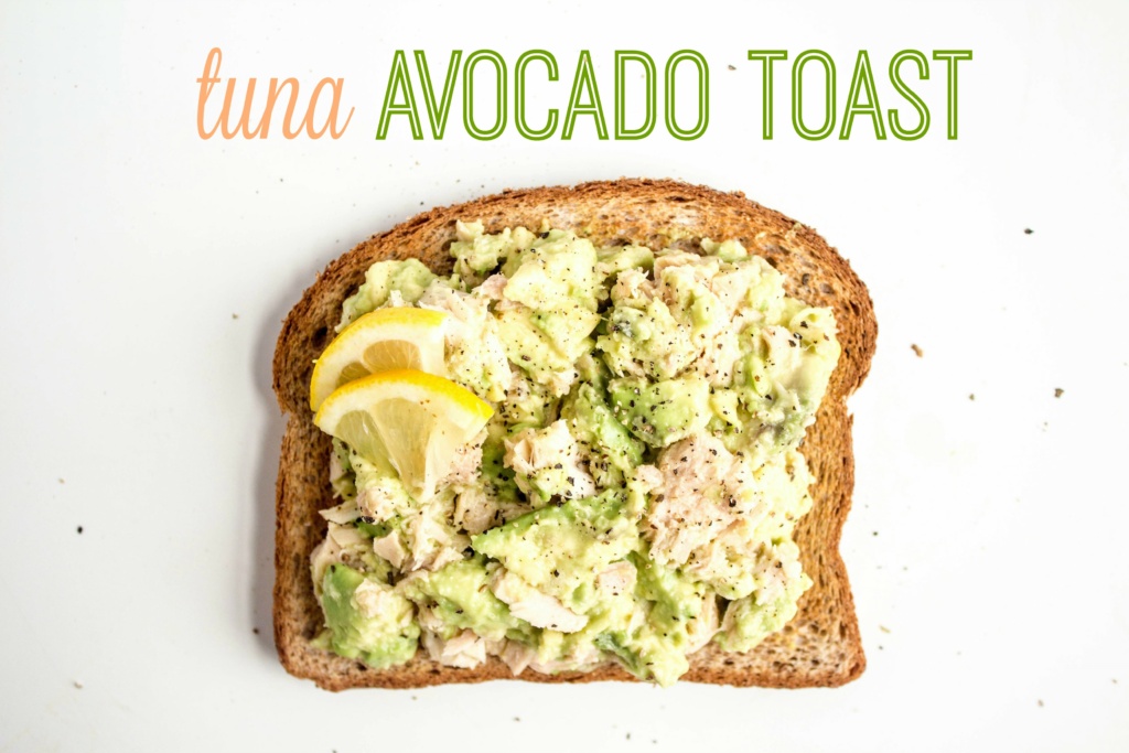 tuna avocado toast