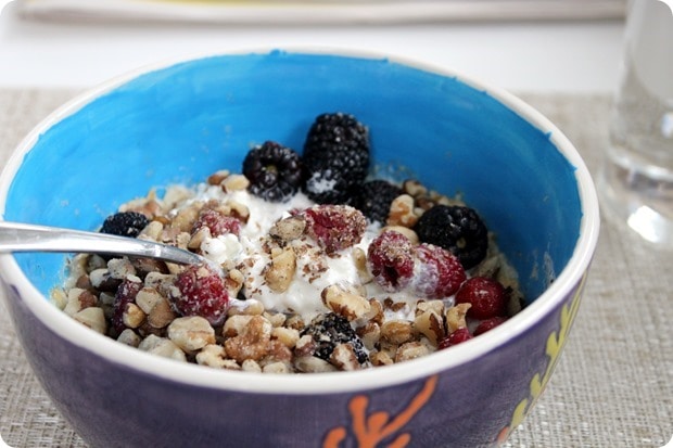 oatmeal with cottage cheese