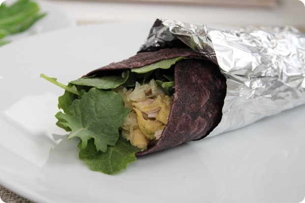 easy chicken wrap
