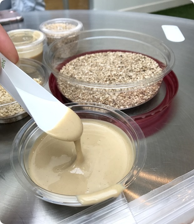 tahini tasting