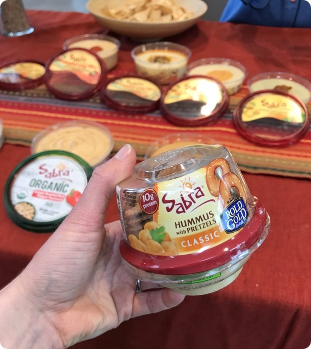 hummus pretzel cups