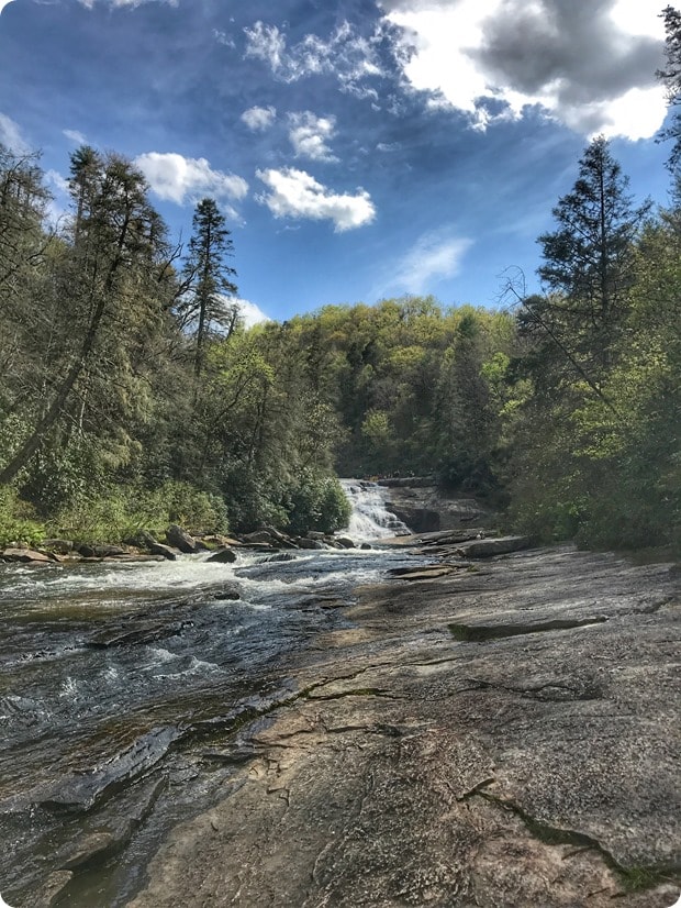 dupont state forest waterfall hike