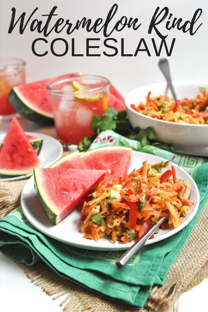 watermelon rind coleslaw recipe
