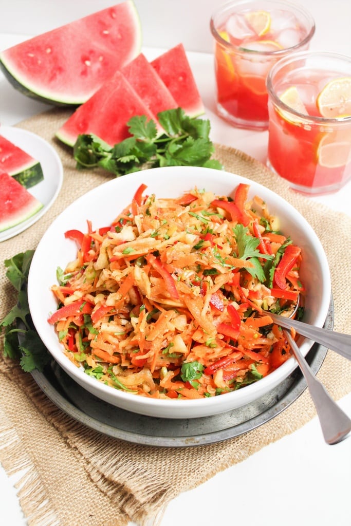 watermelon rind coleslaw recipe
