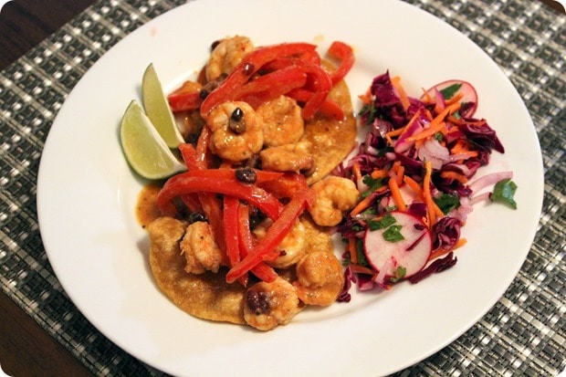 shrimp tostadas