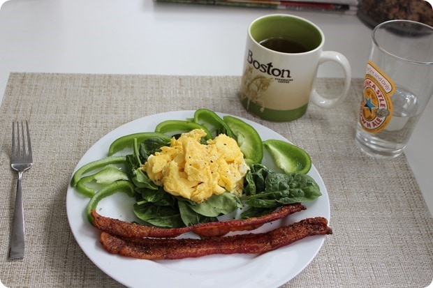 scrambled eggs with veggies