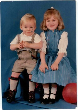 dirndl and lederhosen