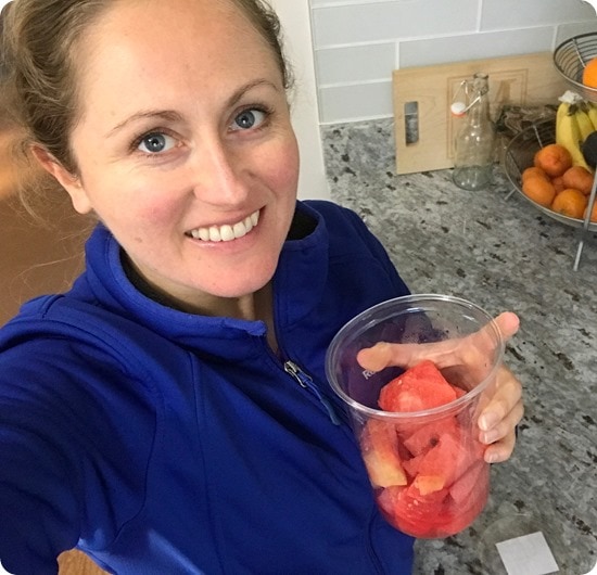 watermelon after a run