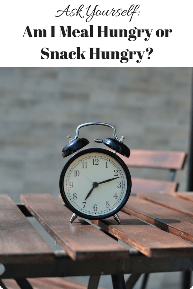 Am I Meal Hungry or Snack Hungry-