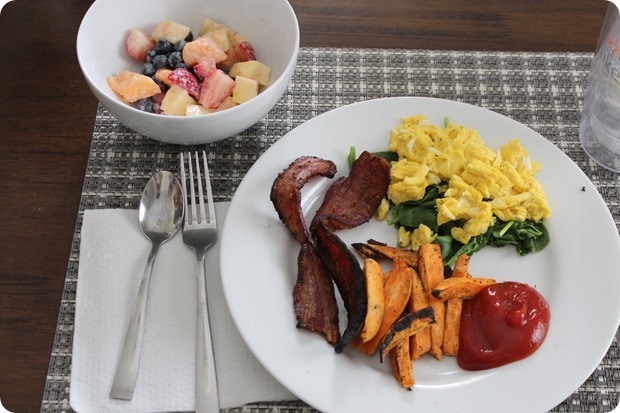 healthy brunch