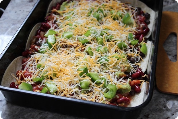 mexican lasagna vegetarian
