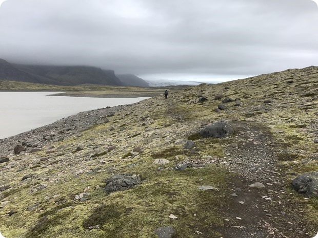 glacier lagoon hike iceland