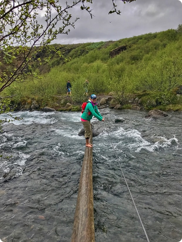 glymur waterfall hike