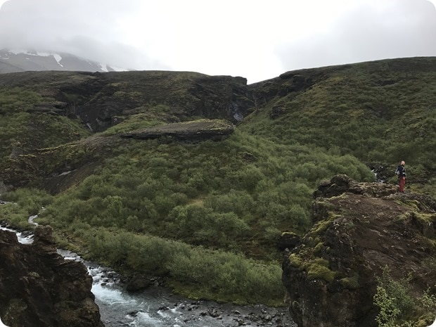 glymur waterfall hike
