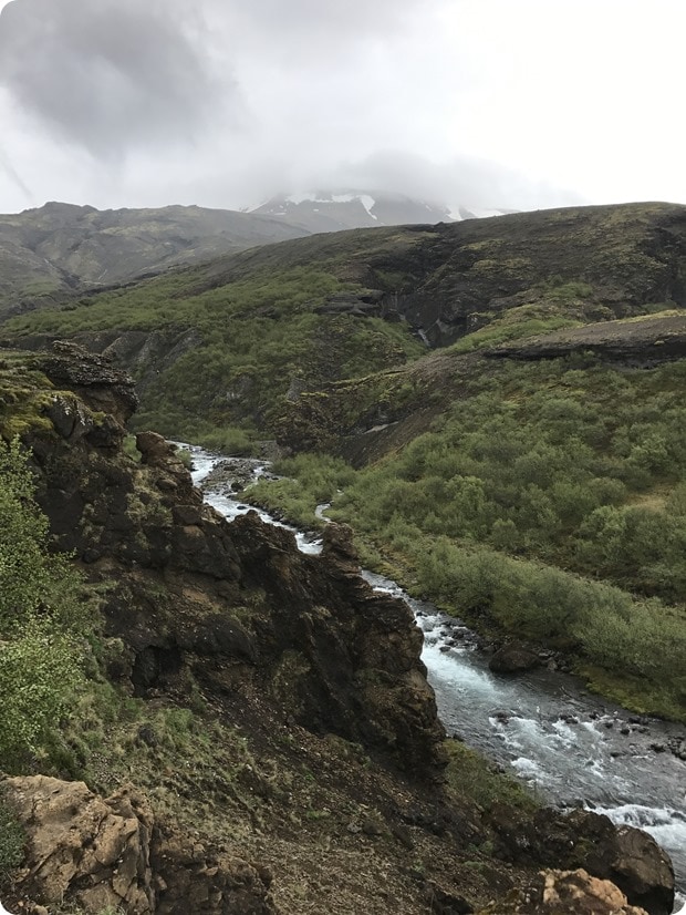 glymur waterfall hike