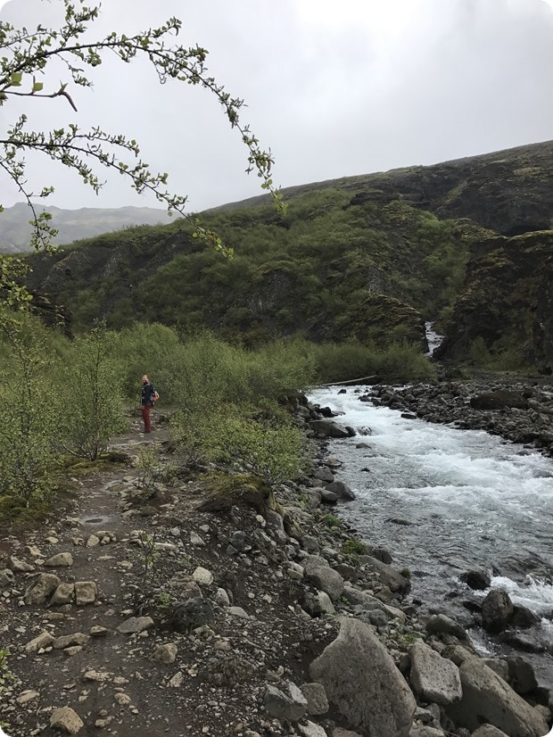 glymur waterfall hike