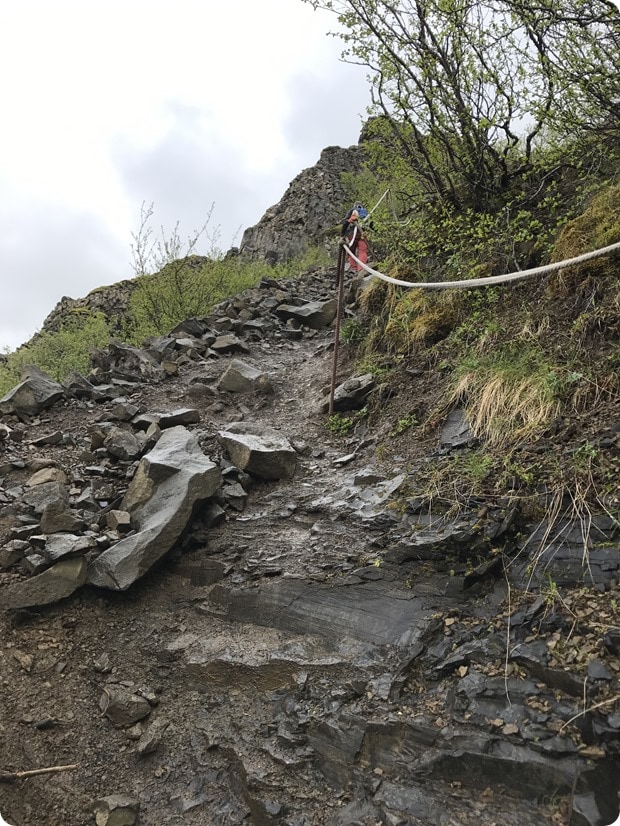 glymur waterfall hike