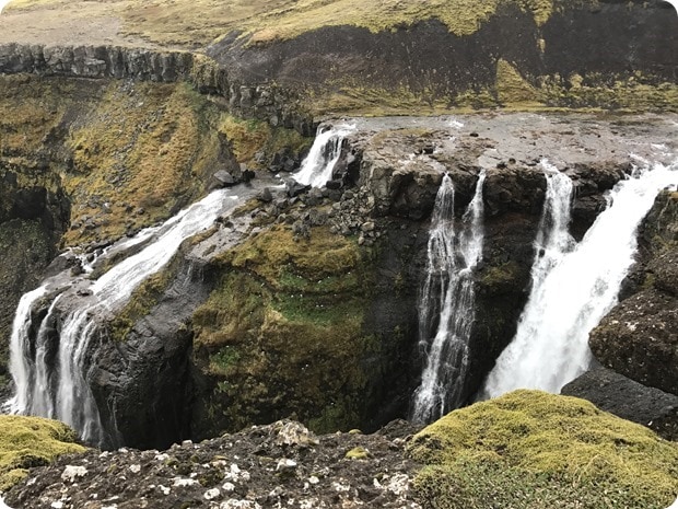 glymur waterfall hike iceland