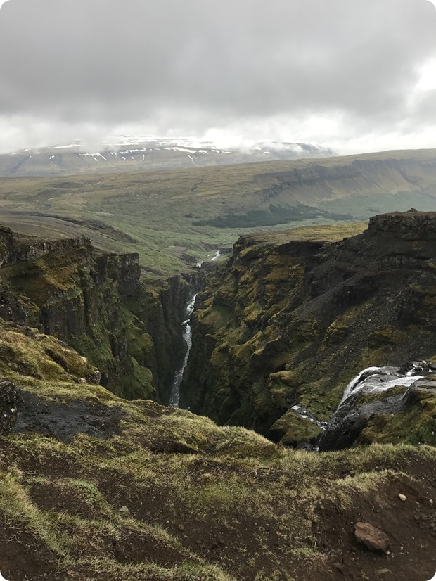 glymur waterfall hike