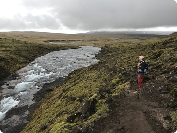 glymur waterfall hike iceland