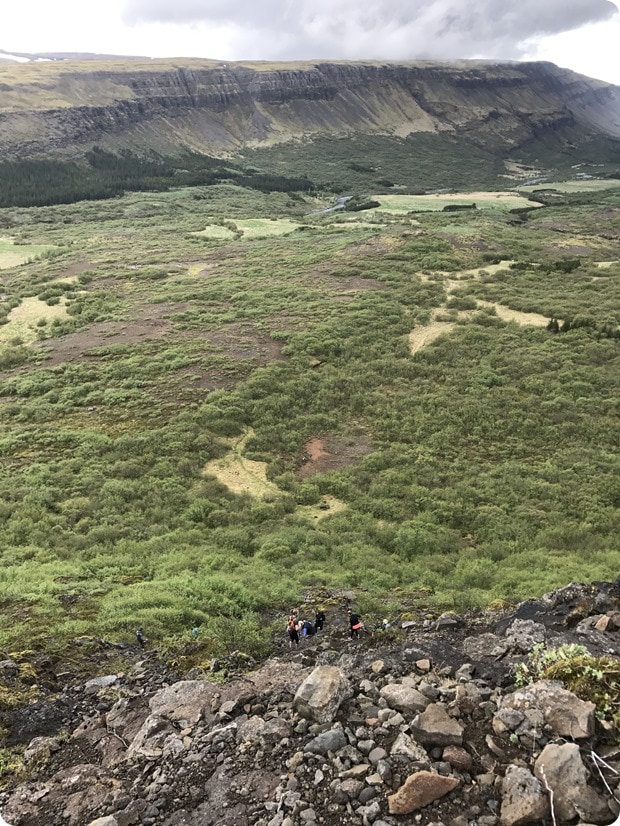 glymur waterfall hike