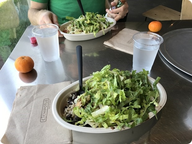 chipotle lunch