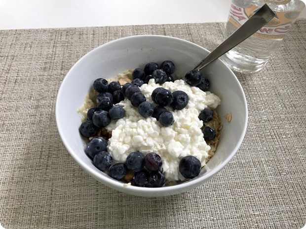 microwave banana oatmeal