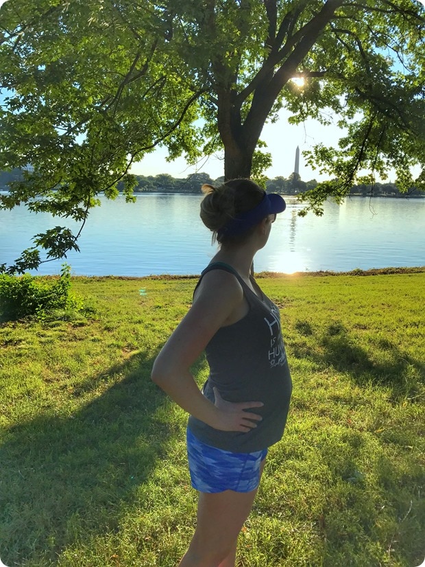pregnant running dc