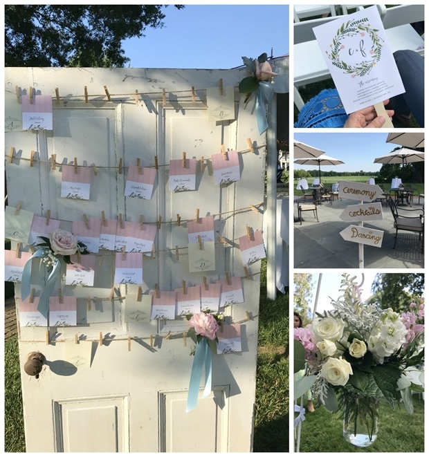 rustic romantic outdoor wedding
