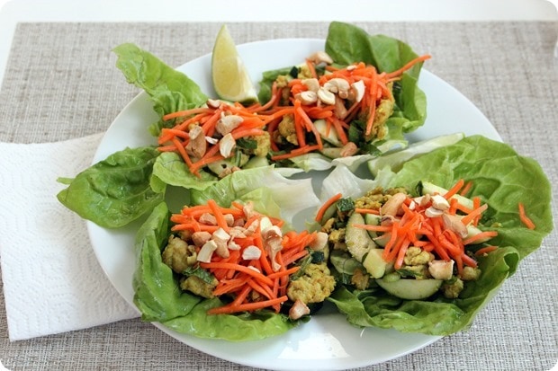 thai turkey lettuce cups