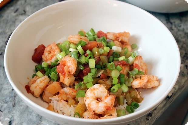 shrimp stir fry with tomatoes rice