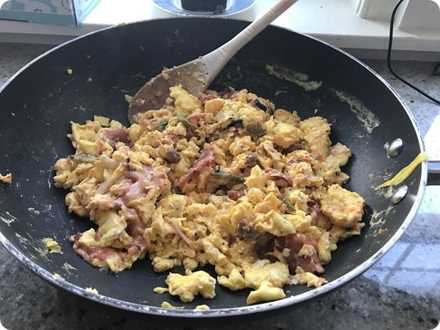pizza eggs