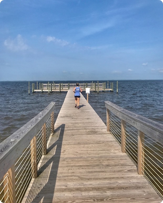running in the outer banks