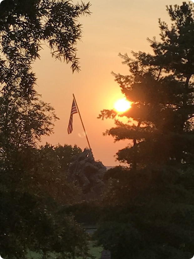 iwo jima sunrise