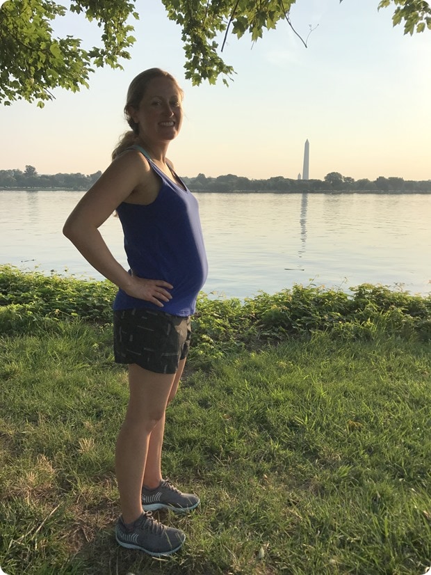pregnant walking