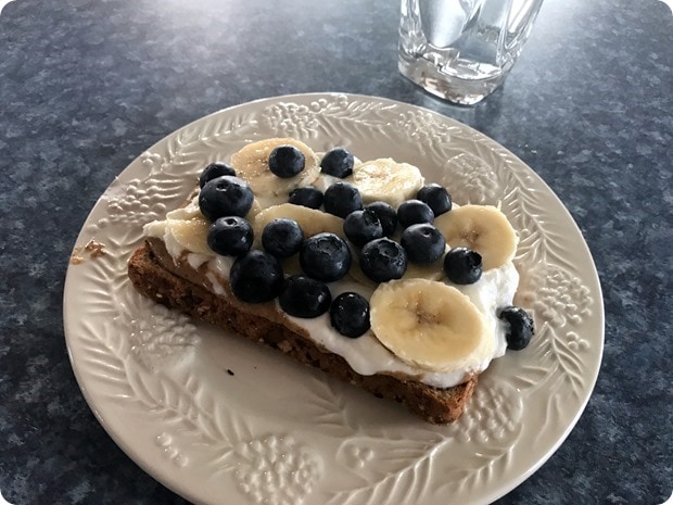 easy protein breakfast toast