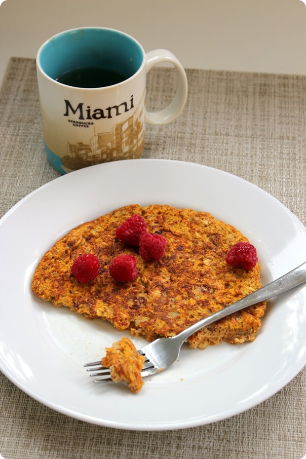 gluten free pumpkin pancake