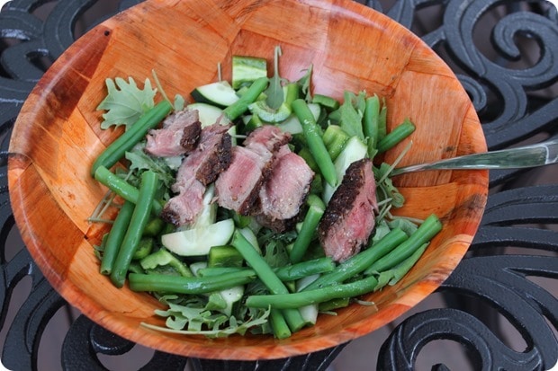simple steak salad