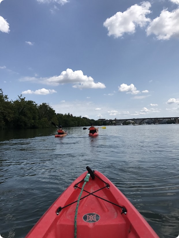 kayaking washington dc