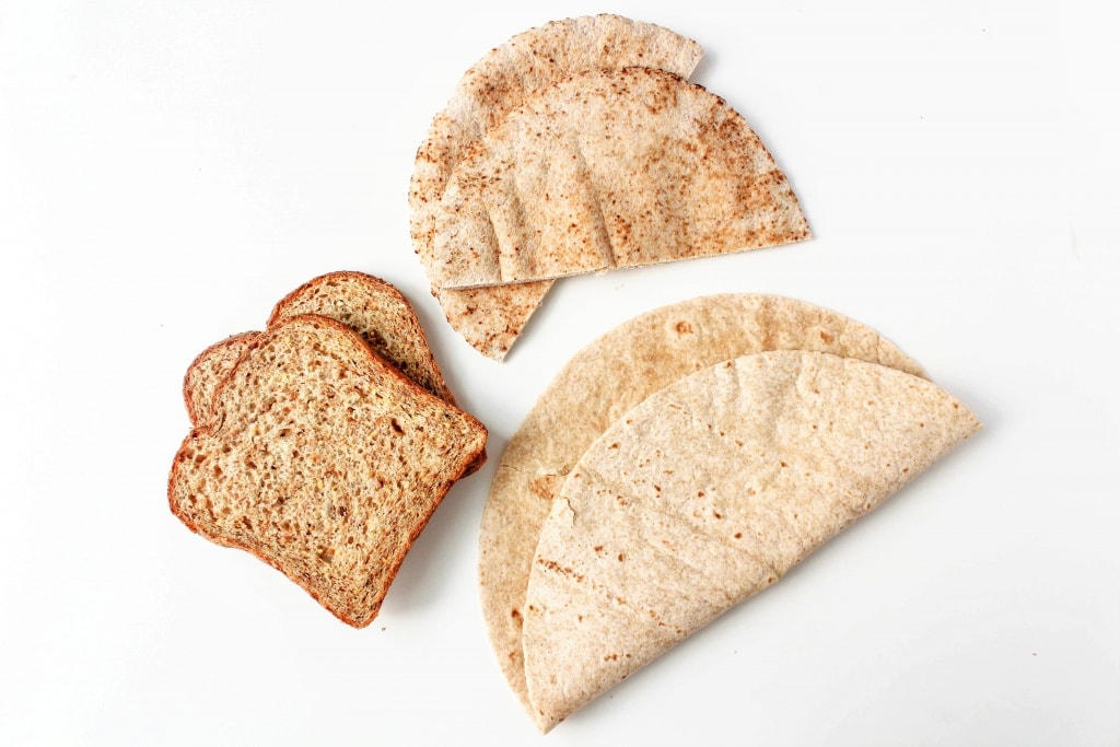 Mix & Match Healthy Sandwich Recipes - whole wheat bread, pita and wraps