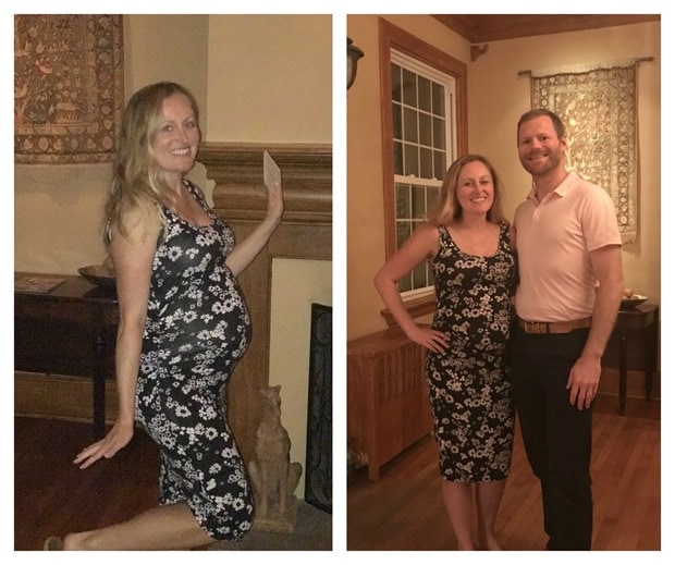 7 months pregnant bump