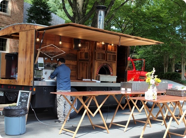 dc wood fired pizza truck for rent