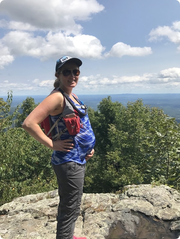 hiking while pregnant