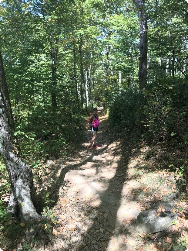 hiking while 7 months pregnant