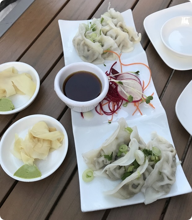 sushi rock kobe dumplings