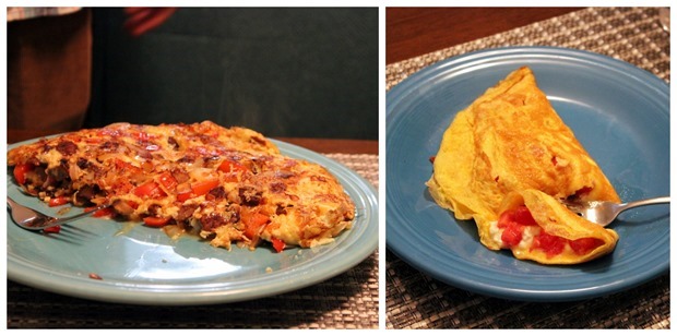 his vs. hers omelettes