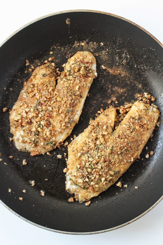 how to make Sage & Pecan Crusted Tilapia