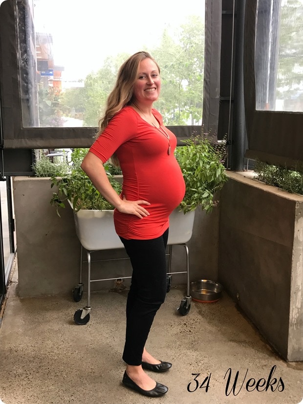 34 weeks pregnant