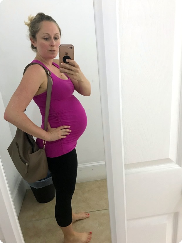 36 weeks pregnant yoga